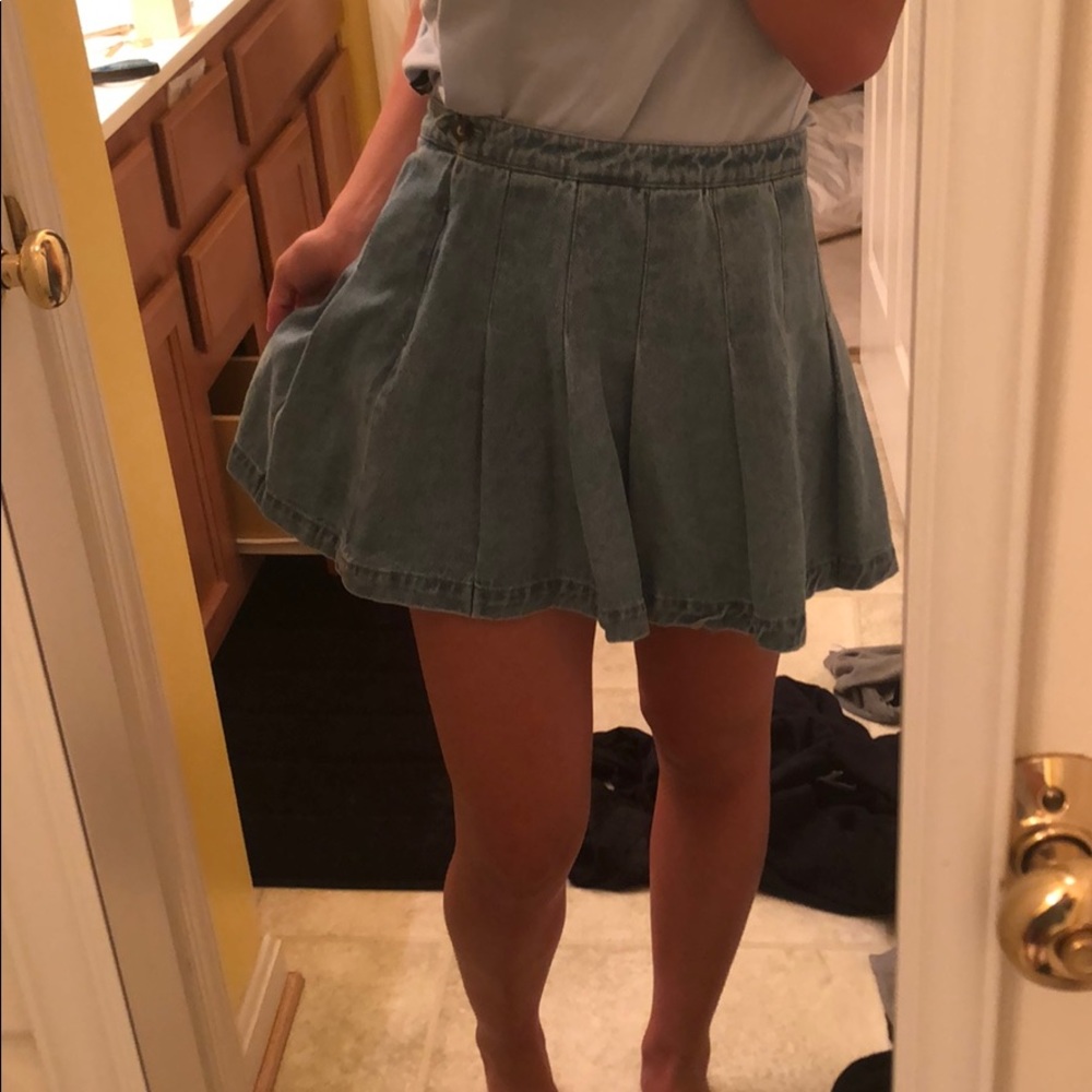 forever 21 jean skirt